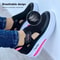Breathable Mesh Shoes Womens Sneakers Casual Sport Shoes Ladies Platform Sandals Vulcanized Summer 2