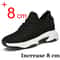 Mens Heightening Sneakers Casual Breathable Elevator Shoes Summer Height Increase Shoes 9