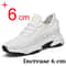 Mens Heightening Sneakers Casual Breathable Elevator Shoes Summer Height Increase Shoes 8