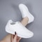 Comfortable White Leather Sneakers Casual Sports Fashion Shoes For School Tennis Vulcanized Spring 0
