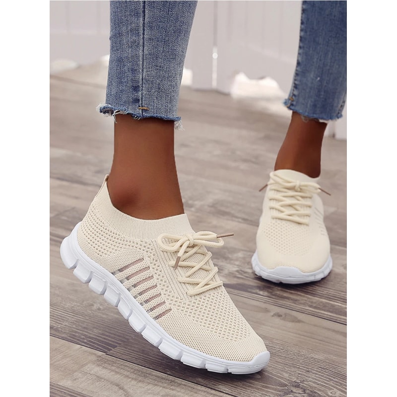 Womens New Summer Sneakers Mesh Slip On Running Shoes Comfortable Walking Platform Casual Shoes For 3