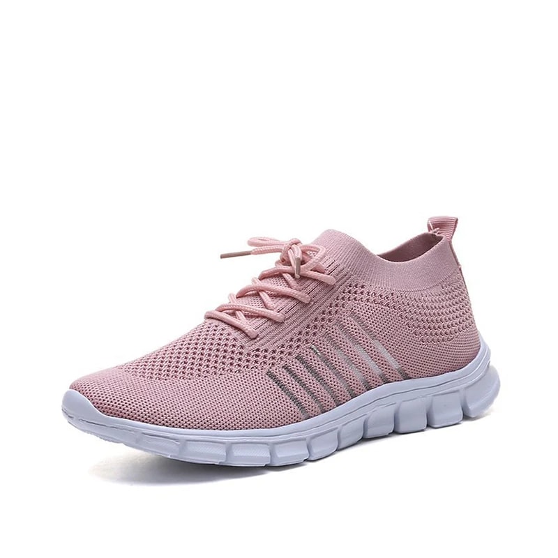 Womens New Summer Sneakers Mesh Slip On Running Shoes Comfortable Walking Platform Casual Shoes For 6