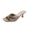 Stylish Womens Slippers For Summer Shallow Slippers With Med Heels Fashionable Outdoor Sandals For 7