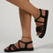 Light Weight Women Sandals With Elastic Back Strap And Platform 4