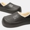 Waterproof Cotton Slippers Winter Non Slip Indoor Outdoor Plush Shoes For Women Men Thick Bottom Cu 4