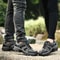 Fashion Waterproof Outdoor Hiking Shoes Men And Women Lace Up Trail Running Sneakers Warm Fur Winte 1