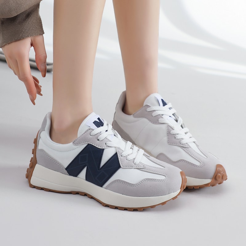 Breathable Womens Platform Sneakers Lace Up Sports Shoes Summer Fashion Casual Walking Shoes Design 0