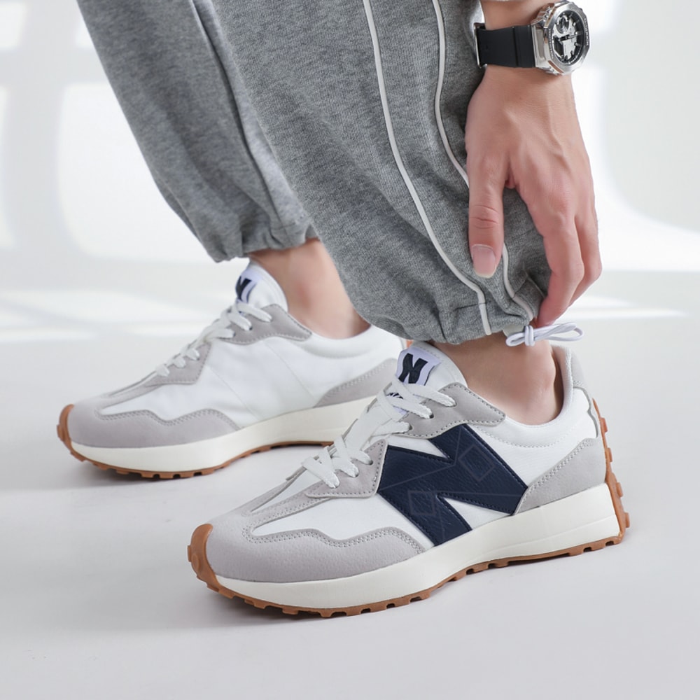 Breathable Womens Platform Sneakers Lace Up Sports Shoes Summer Fashion Casual Walking Shoes Design 1