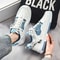 Trendy Mens White Shoes Summer Breathable Sports Shoes Thick Soled Board Shoes Versatile Design 2