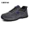 Mens Outdoor Leather Casual Shoes With Warm Fur Sneakers For Women Lace Up Plush Footwear For Winte