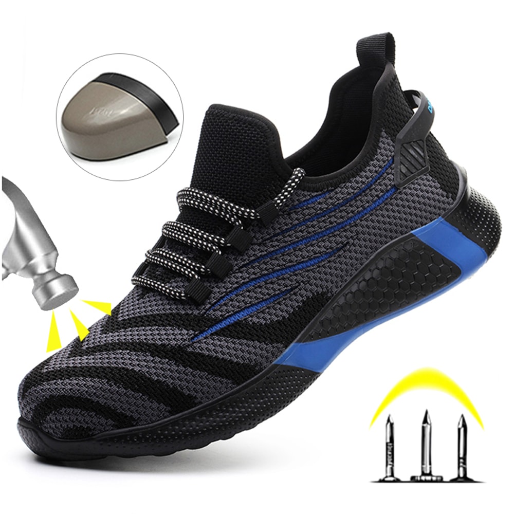 Indestructible Men Work Safety Boots Lightweight Antipuncture Work Sneakers For Men 4