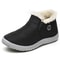 Winter Boots For Men Slip On Fur Waterproof Casual Ankle Boots Snow Booties Warm Mens Shoes 5