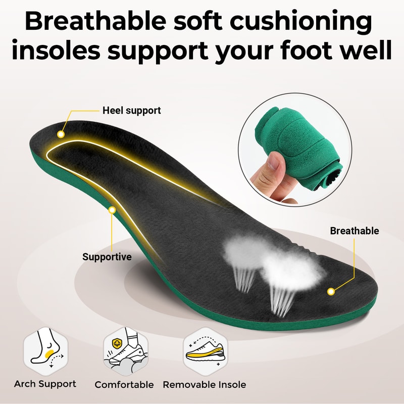 Diabetic Boots Winter Boots For Women Wide Version Adjustable Straps With Fur Lining Thickened Warm 1