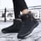 MidCalf Waterproof Cotton Boots For Women Casual Sports Shoes With Outer Zipper And Plush Interior 10
