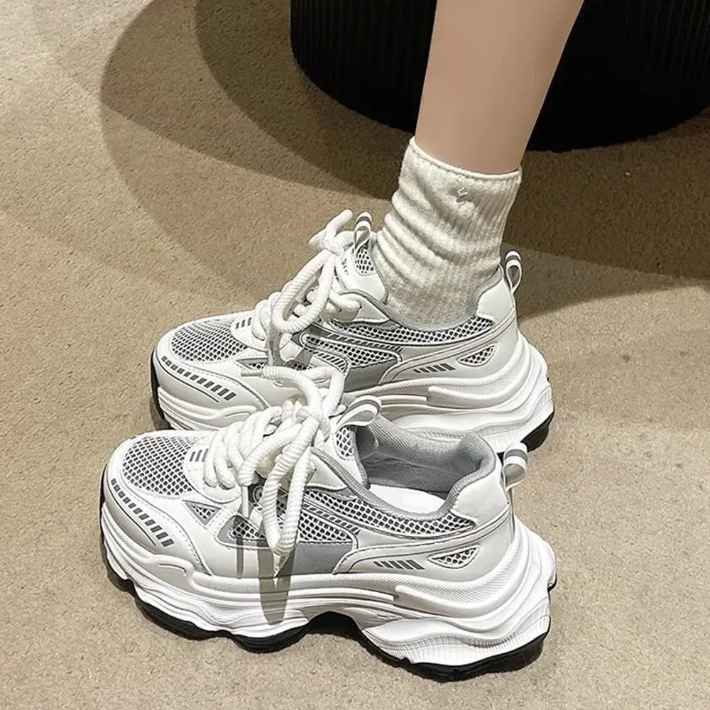 Womens Lightweight Dad Shoes Sporty Casual Fashionable Breathable Mesh Spring Summer Upgraded Versi 3