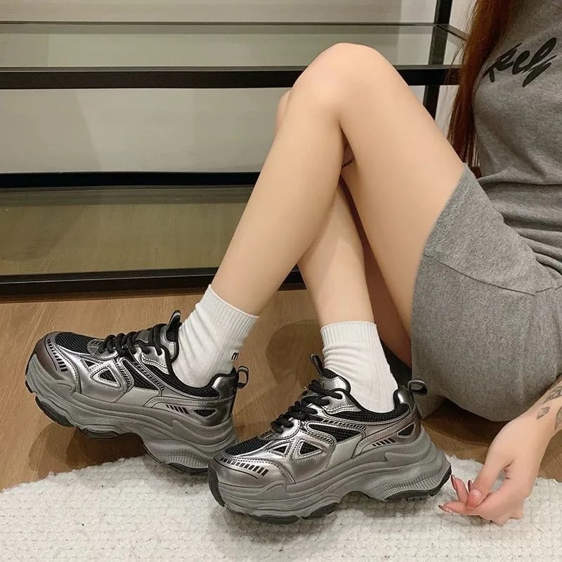 Womens Lightweight Dad Shoes Sporty Casual Fashionable Breathable Mesh Spring Summer Upgraded Versi 2