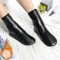 Soft NonSlip Socks Unisex Winter Warm Leather Thermal Boot Slipper Indoor House For Men Women 1