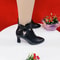 New HighHeeled Boots For Women Waterproof White Taiwan Zip Boots Spring Autumn Single Boots 7