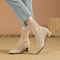 New Premium Fashion Womens Boots Comfortable Knitted Pointed Casual Shoes 2