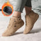 Luxury Winter Boots Waterproof Leather Ankle Boots For Women Comfortable Warm Fur Snow Boot 11
