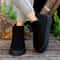 New Suede Fur Winter Women Short Plush Snow Boots Chelsea Ankle Boots Casual Shoes Flats Platform L 5