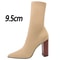 Pointed Sexy Toe Stretch Boots Autumn Stiletto High Heels Women Boots Fashion Ankle Boots Ladies Sh 7