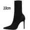 Pointed Sexy Toe Stretch Boots Autumn Stiletto High Heels Women Boots Fashion Ankle Boots Ladies Sh 9