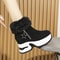 Winter Snow Boots Fleece Lined Warm Cotton Boots For Women Korean Style With Increased Inner Height