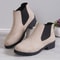 Chunky Heel Women Boots British Style Platform Casual Chelsea Boots Thick Sole For Winter And Autum 0
