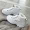 New Casual Hightop Winter Snow Boots Women Warm Platform Ankle Sneakers 5