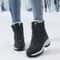 Women Snow Boots Waterproof Fur Wedges Platform Ankle Boots Nonslip Winter Thigh High Warm Shoes Fo 1
