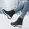 Women Snow Boots Waterproof Fur Wedges Platform Ankle Boots Nonslip Winter Thigh High Warm Shoes Fo 2