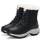 Women Snow Boots Waterproof Fur Wedges Platform Ankle Boots Nonslip Winter Thigh High Warm Shoes Fo 6