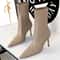 Womens Ankle Boots In Pu Leather Sexy Highheel Boots Winter Autumn Shoes Short Boots With Heels 2