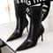 Womens Ankle Boots In Pu Leather Sexy Highheel Boots Winter Autumn Shoes Short Boots With Heels 0