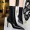 Womens Ankle Boots In Pu Leather Sexy Highheel Boots Winter Autumn Shoes Short Boots With Heels 3