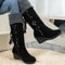New Casual Womens Shoes With Wedge Heel Cross Strap Winter Boots Comfortable And Warm 6