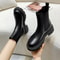 Women Elegant Autumn Fashion Short Boots New Thicksoled Comfortable Shoes For Outdoor Winter 1