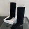Sexy Women KneeHigh Boots Autumn Winter Street Style Pointed Toe Thin Low Heels Cowboy Ladies Long 2