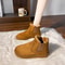 New Winter Women Short Plush Warm Snow Boots Casual Shoes Suede Fur Chelsea Ankle Boots Flats Platf 7
