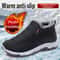 Mens Autumn Shoes Cotton Warm Casual Wear Resistant Chunky Sole 2