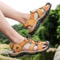 Breathable Summer Sandals For Men Leather Beach Shoes Casual Roman Outdoor 2
