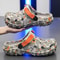 Mens Camouflage Clogs Sandals Outdoor Garden Shoes Flip Flops Home Sneakers Male Slippers Flat Clogs