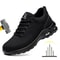 Steel Toe Work Safety Shoes For Men And Women Breathable Air Cushion Antipuncture Protective Sneake 0