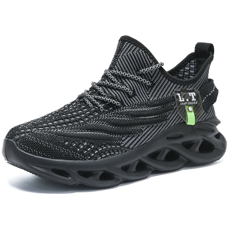 Breathable Mesh Men Sports Running Jogging Shoes Casual Sneakers Black Outdoor Light Shockabsorptio 0