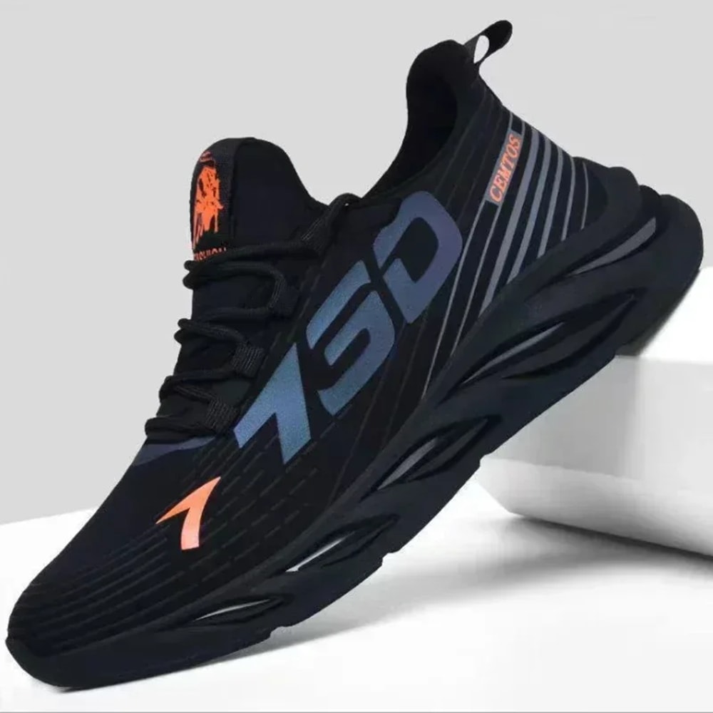 Trendy Brand Summer Mesh Running Shoes For Men Lightweight Breathable Sports Sneakers Casual Fashio 0