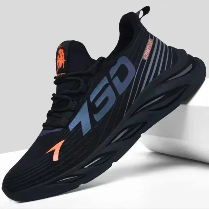 Trendy Brand Summer Mesh Running Shoes For Men Lightweight Breathable Sports Sneakers Casual Fashio 0