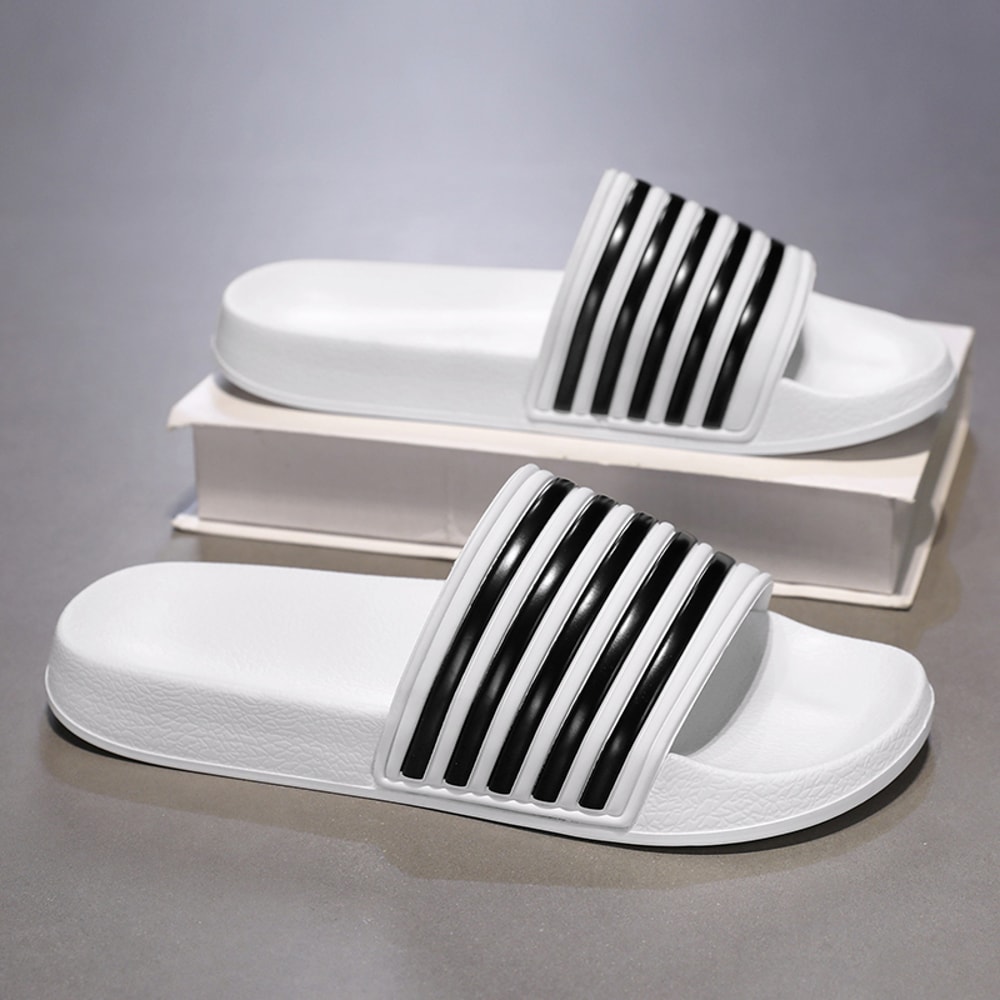 Striped Summer Mens Shoes Couples Beach Sandals Mens And Womens Beach Shoes New Anti Slip Sandals 1