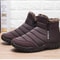 Warm Cotton Zipper Snow Ankle Boots Mens Sneakers Winter Shoes Autumn Shoes Waterproof Snow Boots S 8