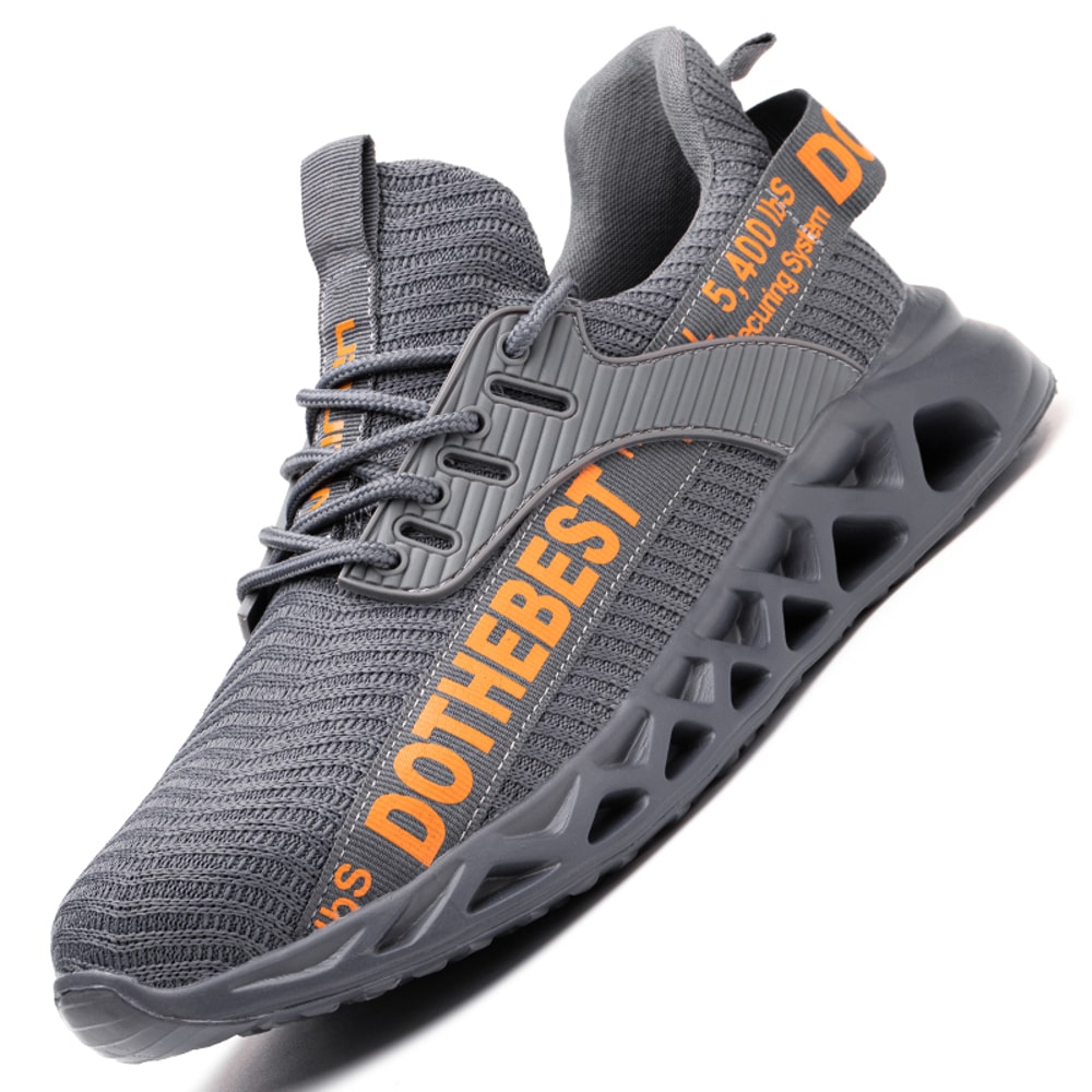 Lightweight Work Sneakers Steel Toe Safety Shoes For Men Women Puncture Proof Work Shoes Unisex Saf